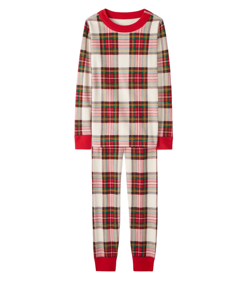 Hanna Andersson Organic Cotton Soft Plaid Matching Pajama Set Women Size XLarge